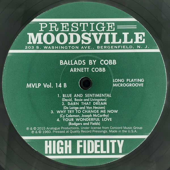Ballads By Cobb | Mint (M) Mint (M) Get Cheap Vinyl