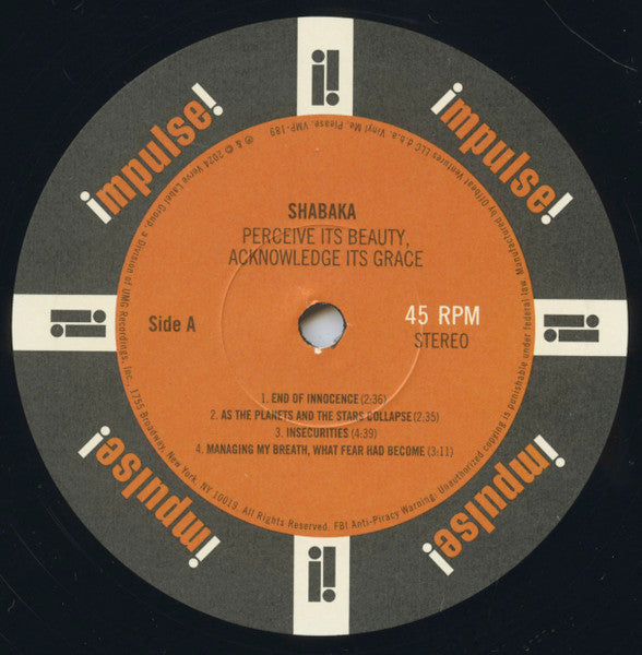 Perceive Its Beauty, Acknowledge Its Grace (2xVINYL / VMP) | Mint (M) Mint (M) Get Cheap Vinyl