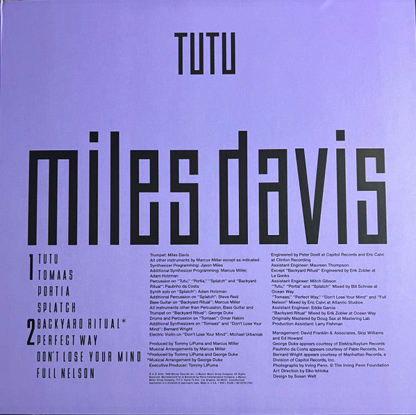 Tutu (B&M EXCLUSIVE: SPECIAL INSERT) | Mint (M) Mint (M) Get Cheap Vinyl