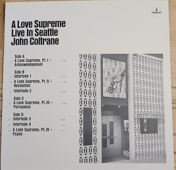 A Love Supreme: Live In Seattle *DINGED* (2xVINYL) | Mint (M) Excellent+ (EX+) Get Cheap Vinyl