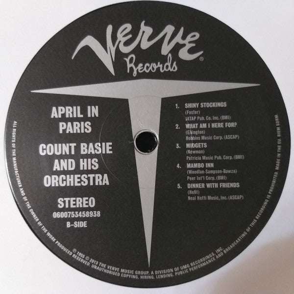 April In Paris | Mint (M) Mint (M) Get Cheap Vinyl