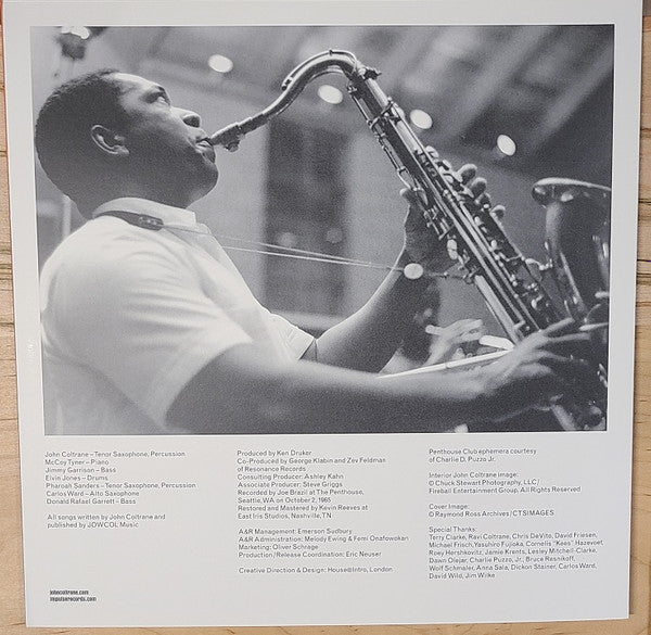 A Love Supreme: Live In Seattle *DINGED* (2xVINYL) | Mint (M) Excellent+ (EX+) Get Cheap Vinyl