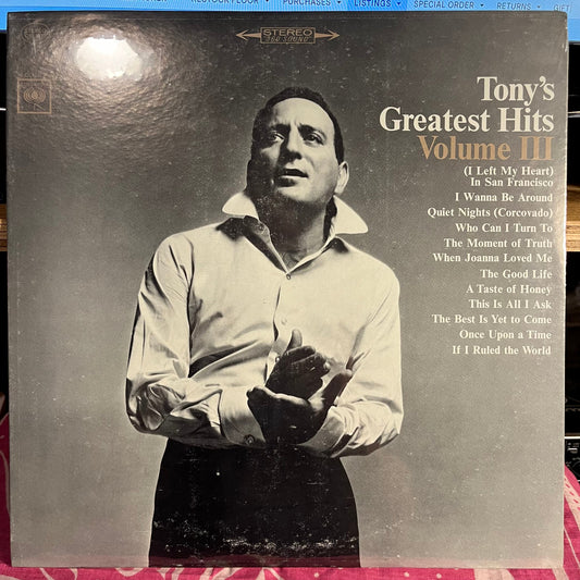 Tony's Greatest Hits Volume III | Mint (M) Near Mint (NM) Get Cheap Vinyl