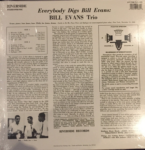 Everybody Digs Bill Evans | Mint (M) Mint (M) Get Cheap Vinyl