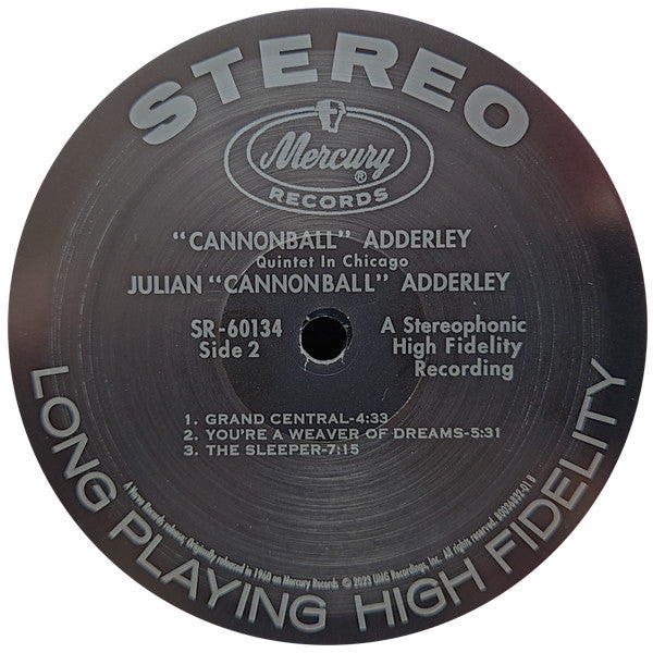Cannonball Adderley Quintet In Chicago | Mint (M) Mint (M) Get Cheap Vinyl
