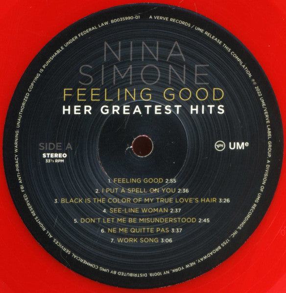 Feeling Good: Her Greatest Hits (TARGET EXCLUSIVE | OPAQUE RED VINYL) | Mint (M) Mint (M) Get Cheap Vinyl
