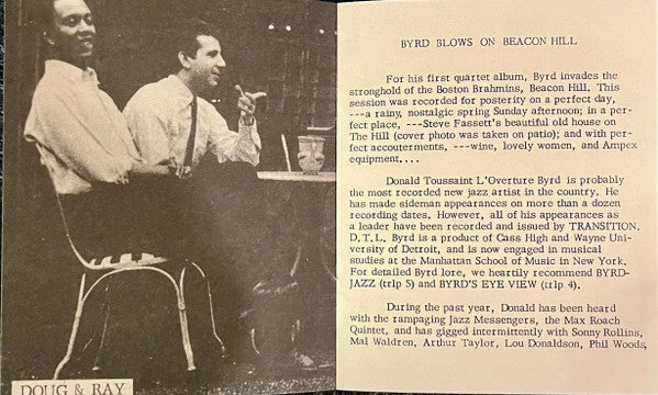 Byrd Blows On Beacon Hill | Mint (M) Mint (M) Get Cheap Vinyl