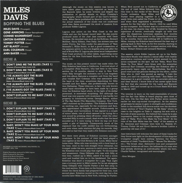 Bopping The Blues (180 GRAM VINYL) | Mint (M) Mint (M) Get Cheap Vinyl