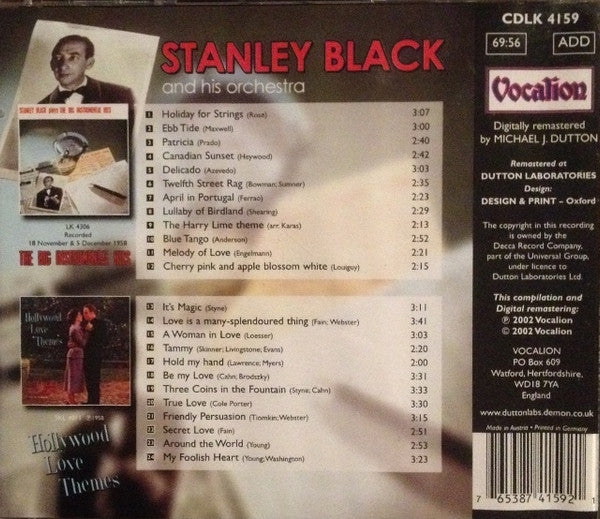 The Big Instrumental Hits / Hollywood Love Themes *CD* | Mint (M) Mint (M) Get Cheap Vinyl