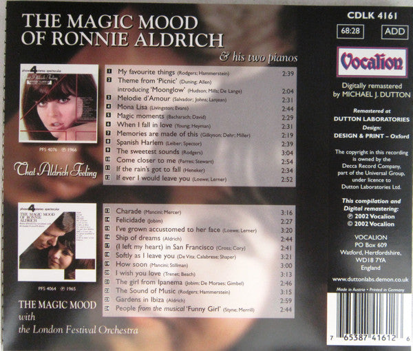 That Aldrich Feeling /The Magic Mood Of Ronnie Aldrich *CD* | Mint (M) Mint (M) Get Cheap Vinyl