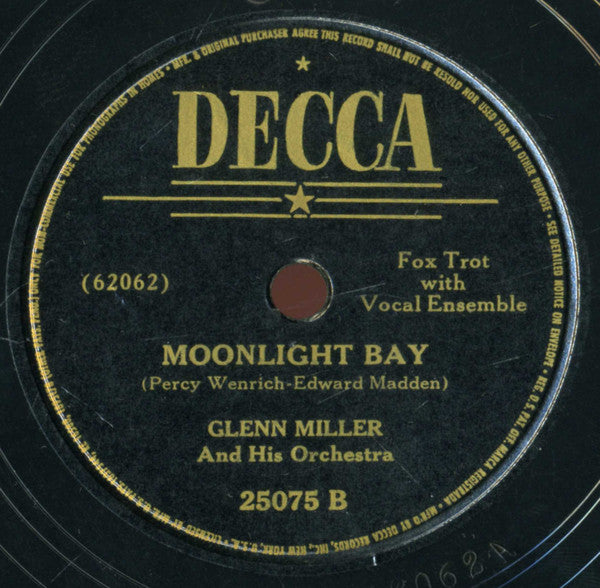 Peg O' My Heart / Moonlight Bay | Excellent (EX) Generic Get Cheap Vinyl