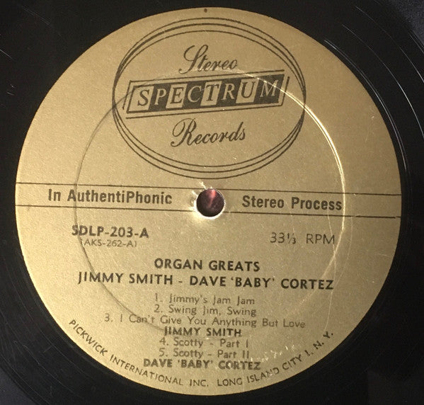 Organ Greats | Excellent (EX) Near Mint (NM) Get Cheap Vinyl
