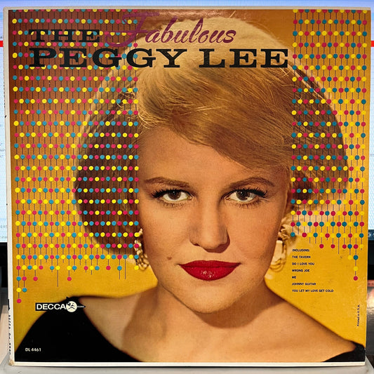 The Fabulous Peggy Lee | Excellent (EX) Near Mint (NM) Get Cheap Vinyl