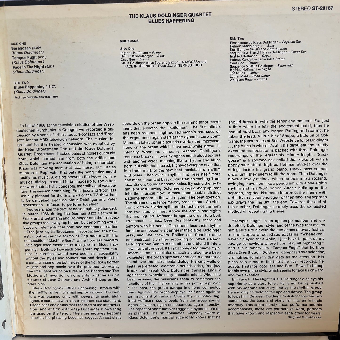 Blues Happening | Excellent (EX) Very Good Plus (VG+) Get Cheap Vinyl