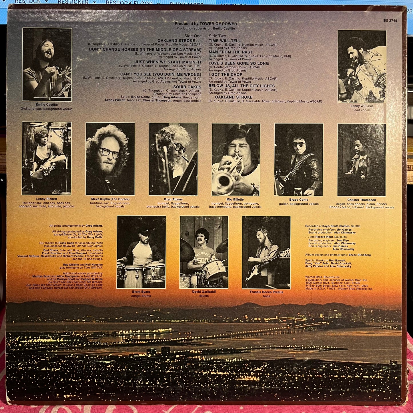 Back To Oakland *TERRE HAUTE* | Excellent (EX) Very Good Plus (VG+) Get Cheap Vinyl