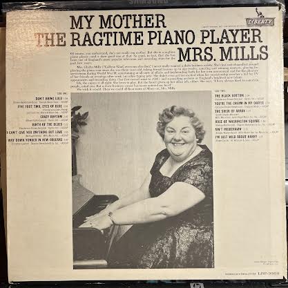 My Mother-The Ragtime Piano Player (VINYL) *PROMO* | Excellent+ (EX+) Excellent+ (EX+) Get Cheap Vinyl