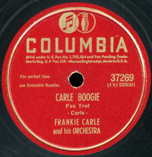 Carle Boogie / Sunrise Serenade *78 RPM* | Excellent (EX) Generic Get Cheap Vinyl