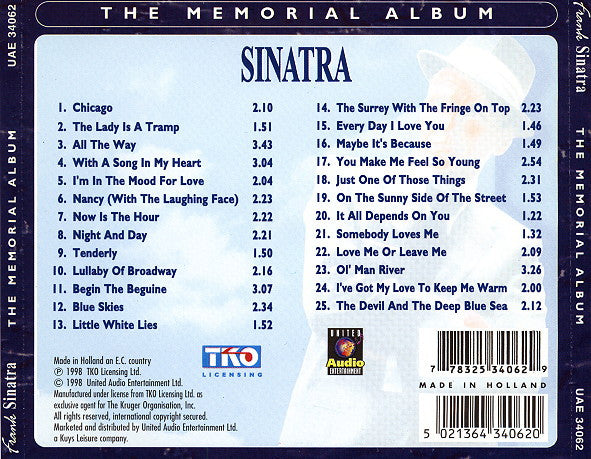 The Memorial Album (BLACK DISC CD) | Excellent (EX) Excellent+ (EX+) Get Cheap Vinyl