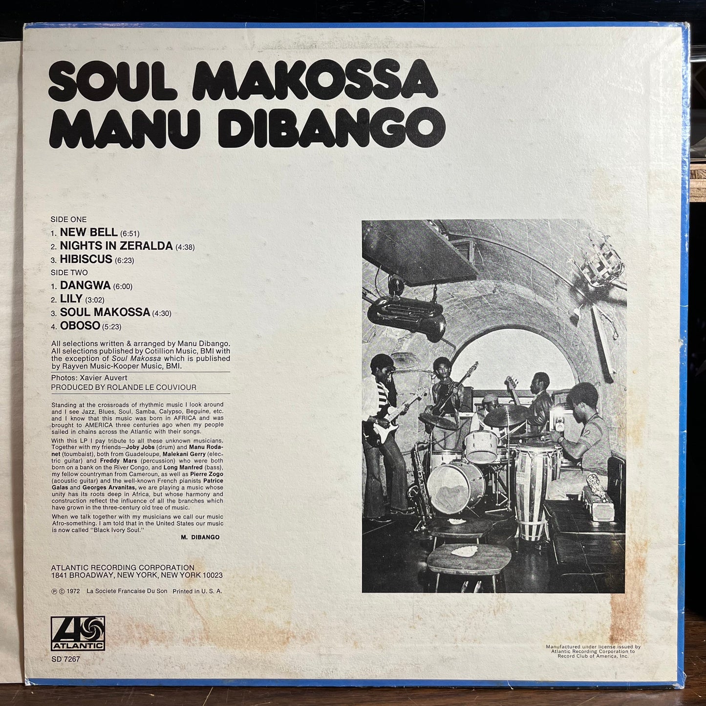 Soul Makossa (VINYL) | Good Plus (G+) Excellent (EX) Get Cheap Vinyl