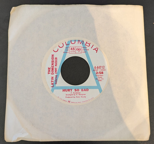 Hurt So Bad / Don't Touch Me (7" VINYL) | Near Mint- (NM-) Generic Get Cheap Vinyl