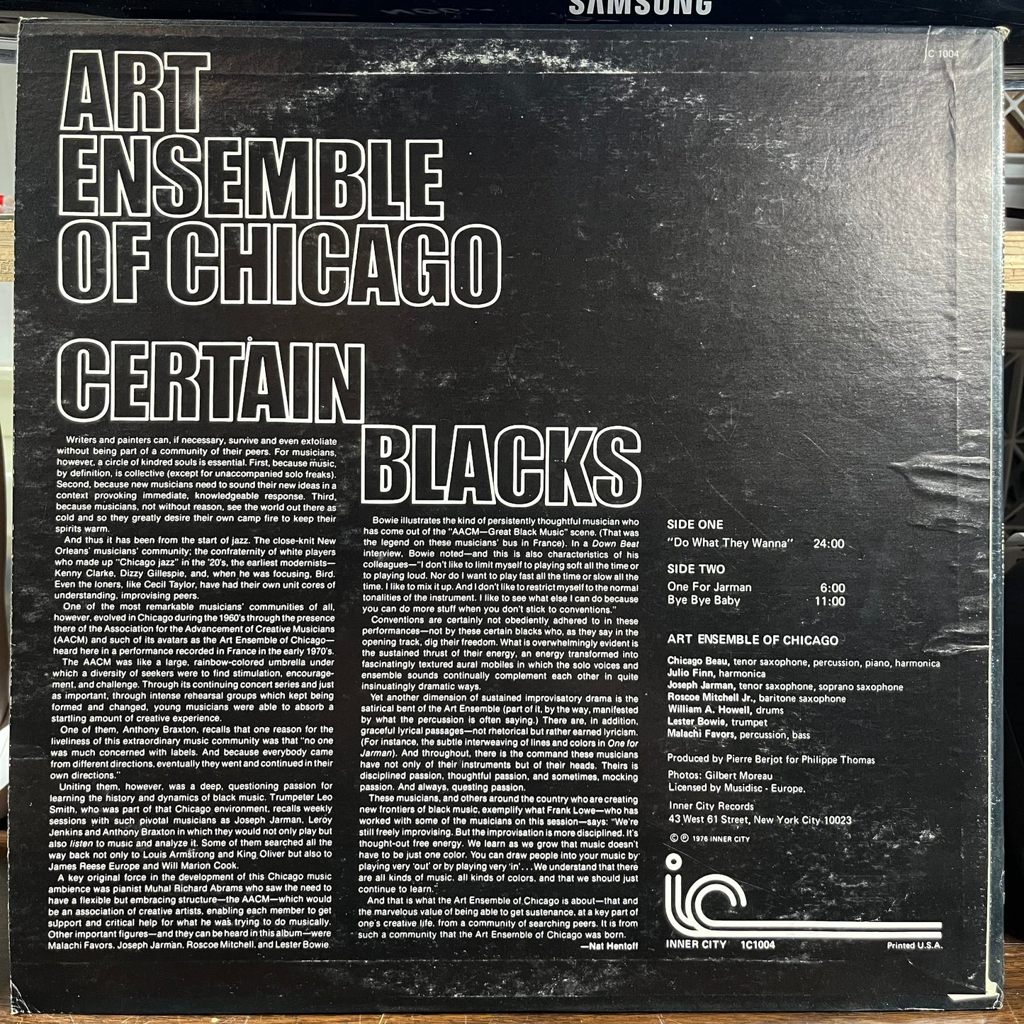 Certain Blacks (LP) | Excellent (EX) Get Cheap Vinyl