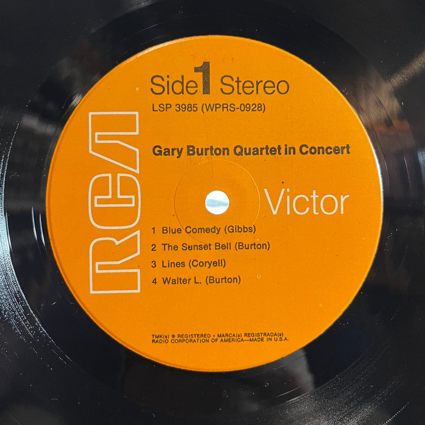 Gary Burton Quartet In Concert (VINYL) | Near Mint- (NM-) Excellent+ (EX+) Get Cheap Vinyl