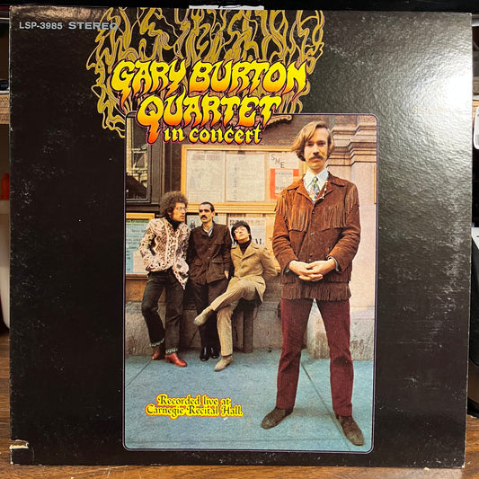 Gary Burton Quartet In Concert (VINYL) | Near Mint- (NM-) Excellent+ (EX+) Get Cheap Vinyl