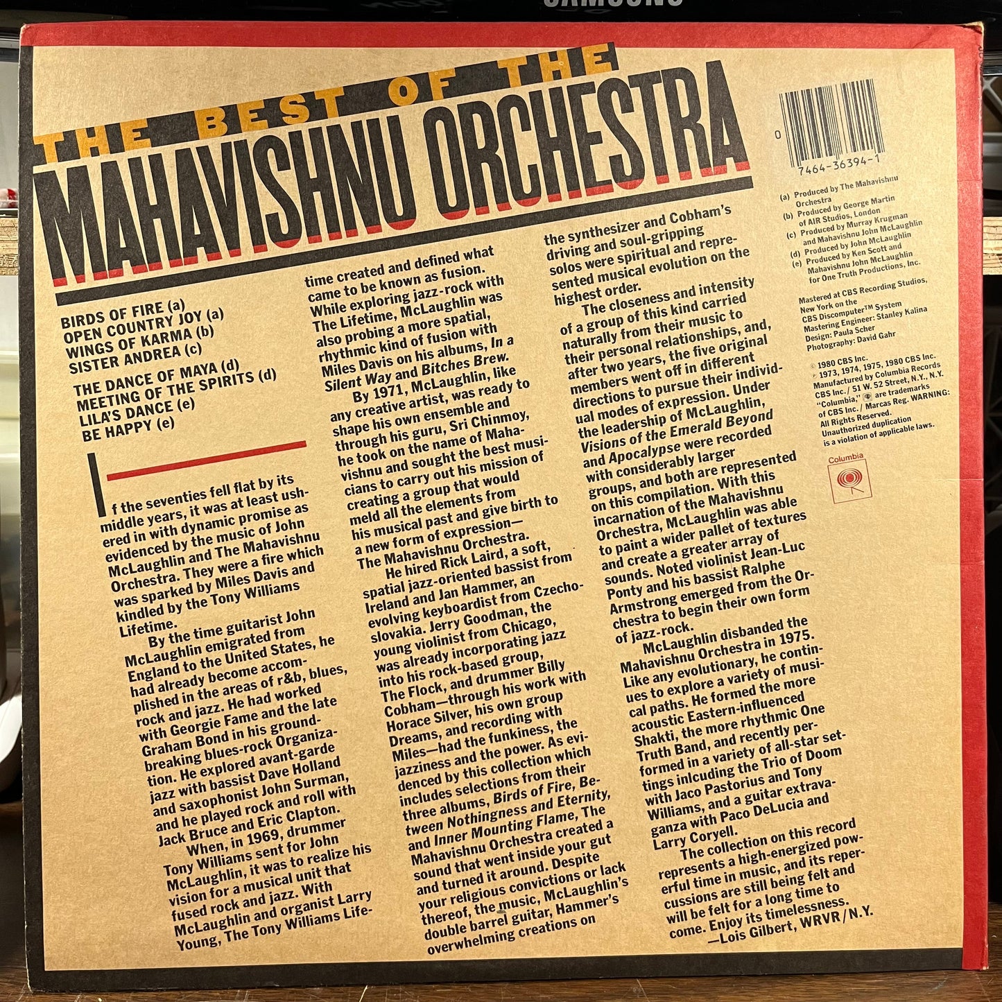 The Best Of The Mahavishnu Orchestra (LP) | Near Mint- (NM-) Get Cheap Vinyl
