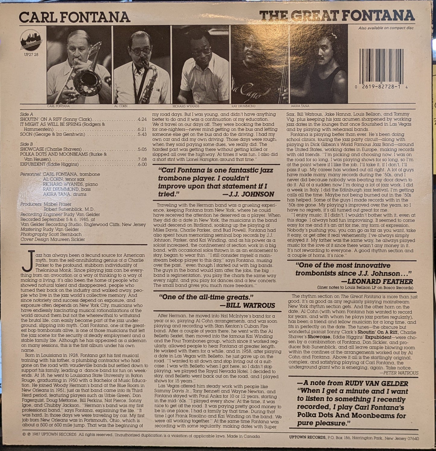 The Great Fontana (VINYL) | Near Mint (NM) Near Mint (NM) Get Cheap Vinyl