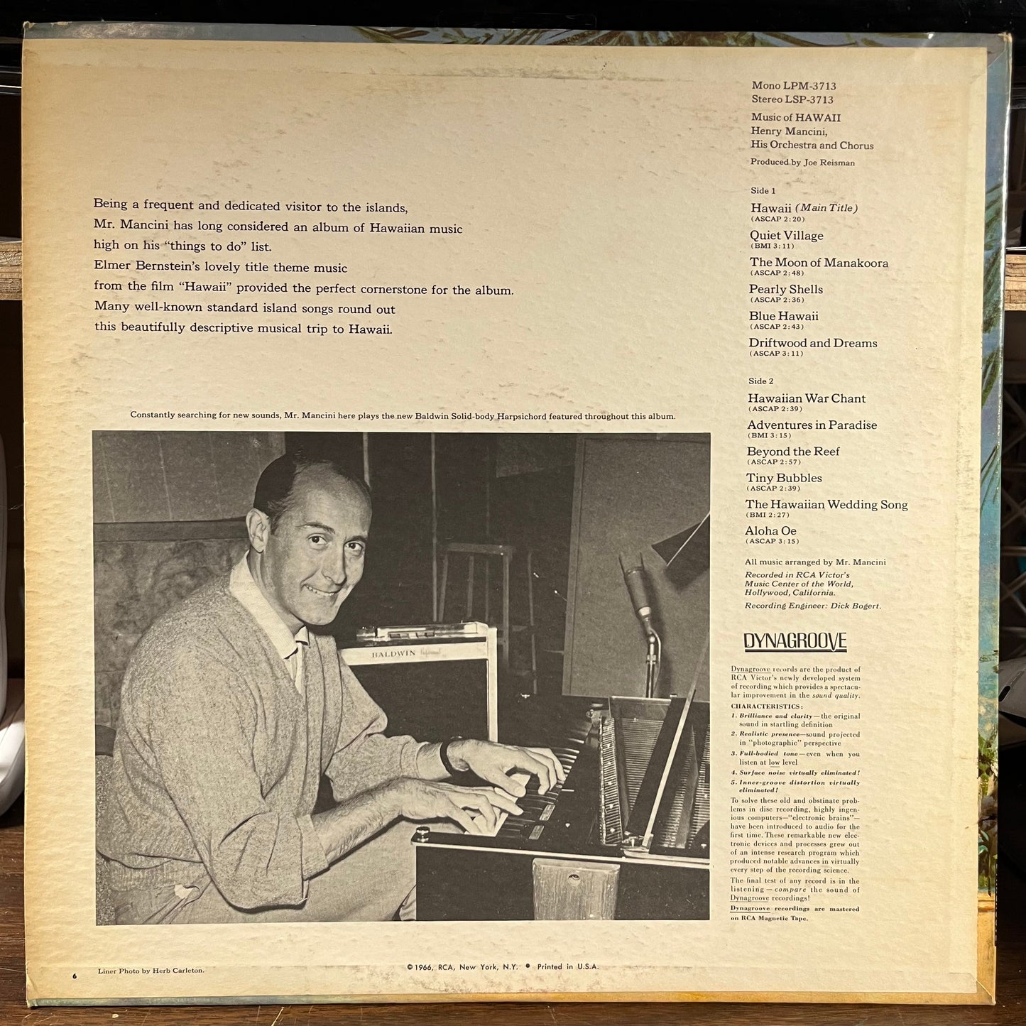 Music Of Hawaii (VINYL) | Near Mint- (NM-) Excellent+ (EX+) Get Cheap Vinyl