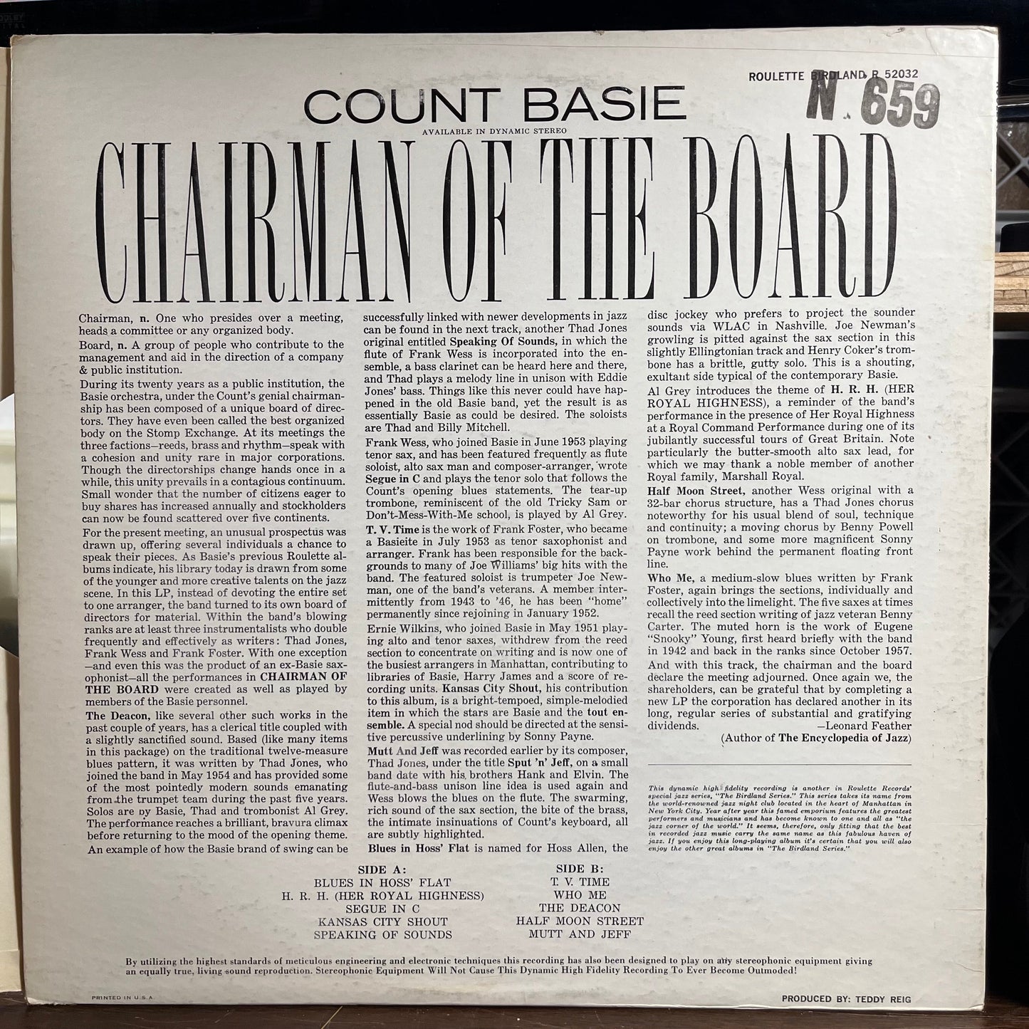 Chairman Of The Board (LP) | Excellent+ (EX+) Get Cheap Vinyl