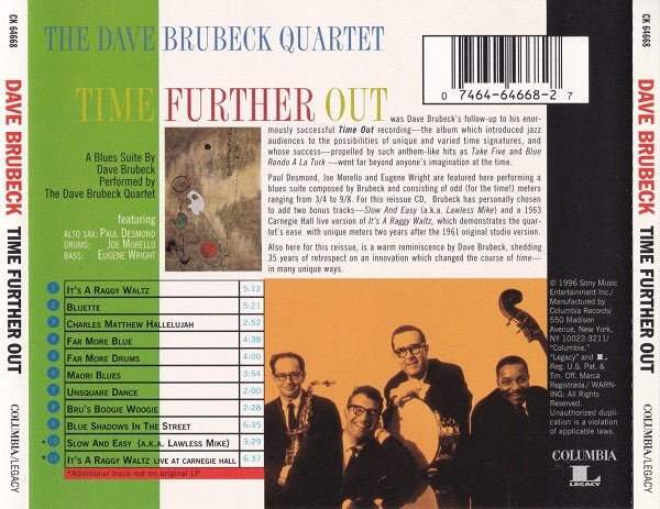 Time Further Out (Miro Reflections) (CD) | Get Cheap Vinyl