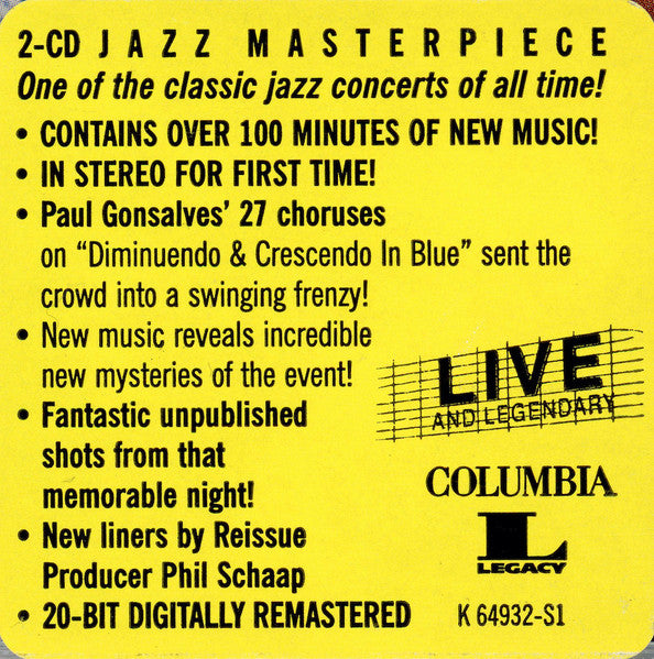 Ellington At Newport 1956 (Complete) (2xCD) | Near Mint (NM or M-) Near Mint (NM or M-) Get Cheap Vinyl