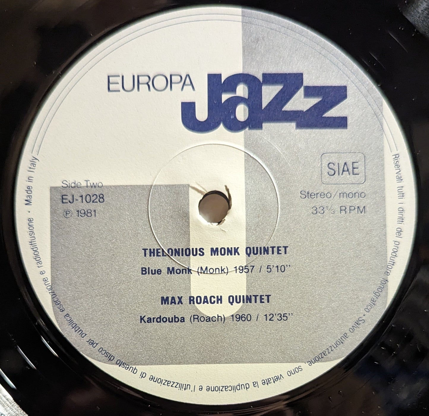 Europa Jazz *ITALY* | Near Mint (NM) Excellent (EX) Get Cheap Vinyl