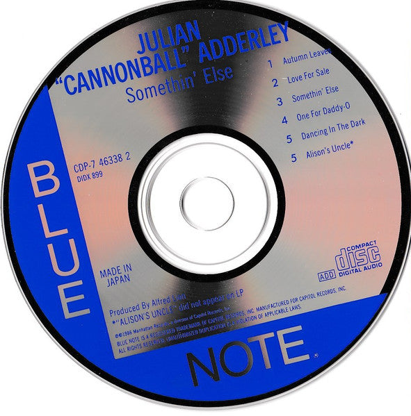 Somethin' Else (CD) | Near Mint (NM) Near Mint (NM) Get Cheap Vinyl
