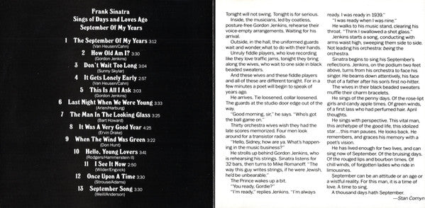 September Of My Years (CD) | Near Mint (NM) Near Mint (NM) Get Cheap Vinyl