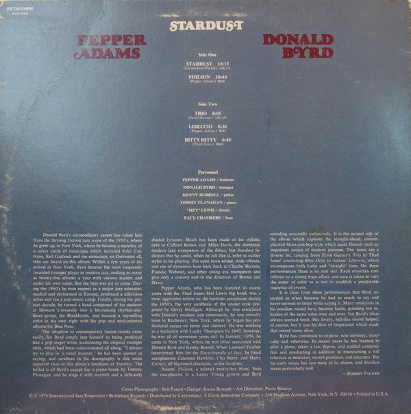 Stardust - The Bethlehem Years | Near Mint (NM) Very Good Plus (VG+) Get Cheap Vinyl