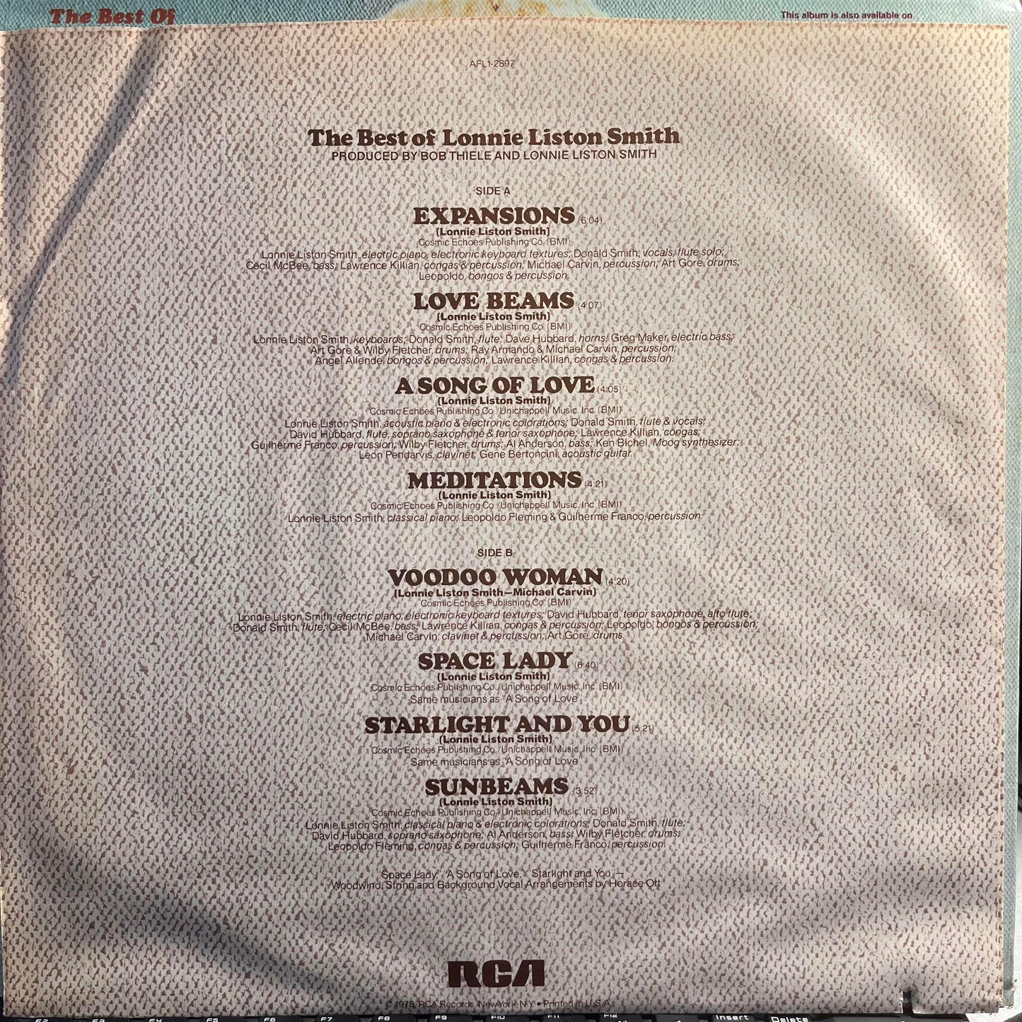The Best Of Lonnie Liston Smith | Near Mint (NM) Near Mint (NM) Get Cheap Vinyl
