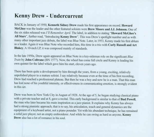 Undercurrent (CD) | Near Mint (NM or M-) Near Mint (NM or M-) Get Cheap Vinyl