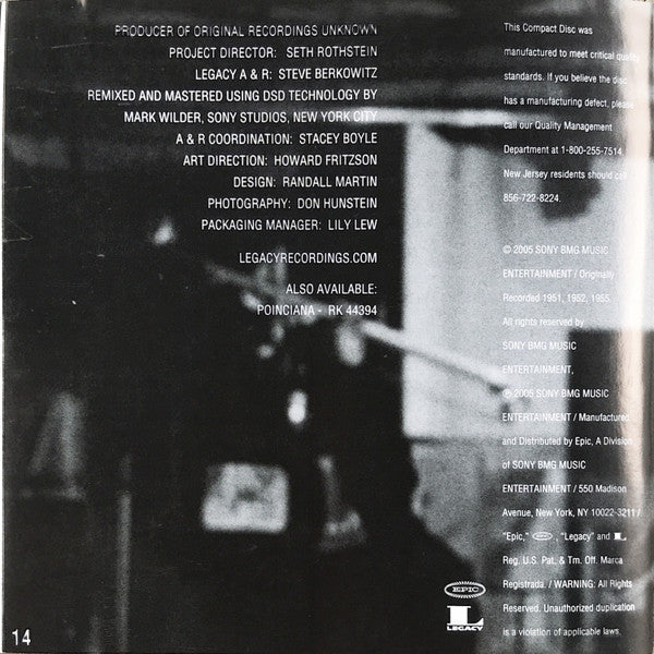 The Legendary OKEH & Epic Recordings (CD) | Near Mint (NM) Near Mint (NM) Get Cheap Vinyl