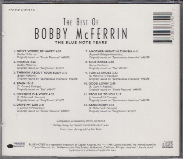 The Best Of Bobby McFerrin (CD) | Near Mint (NM) Near Mint (NM) Get Cheap Vinyl
