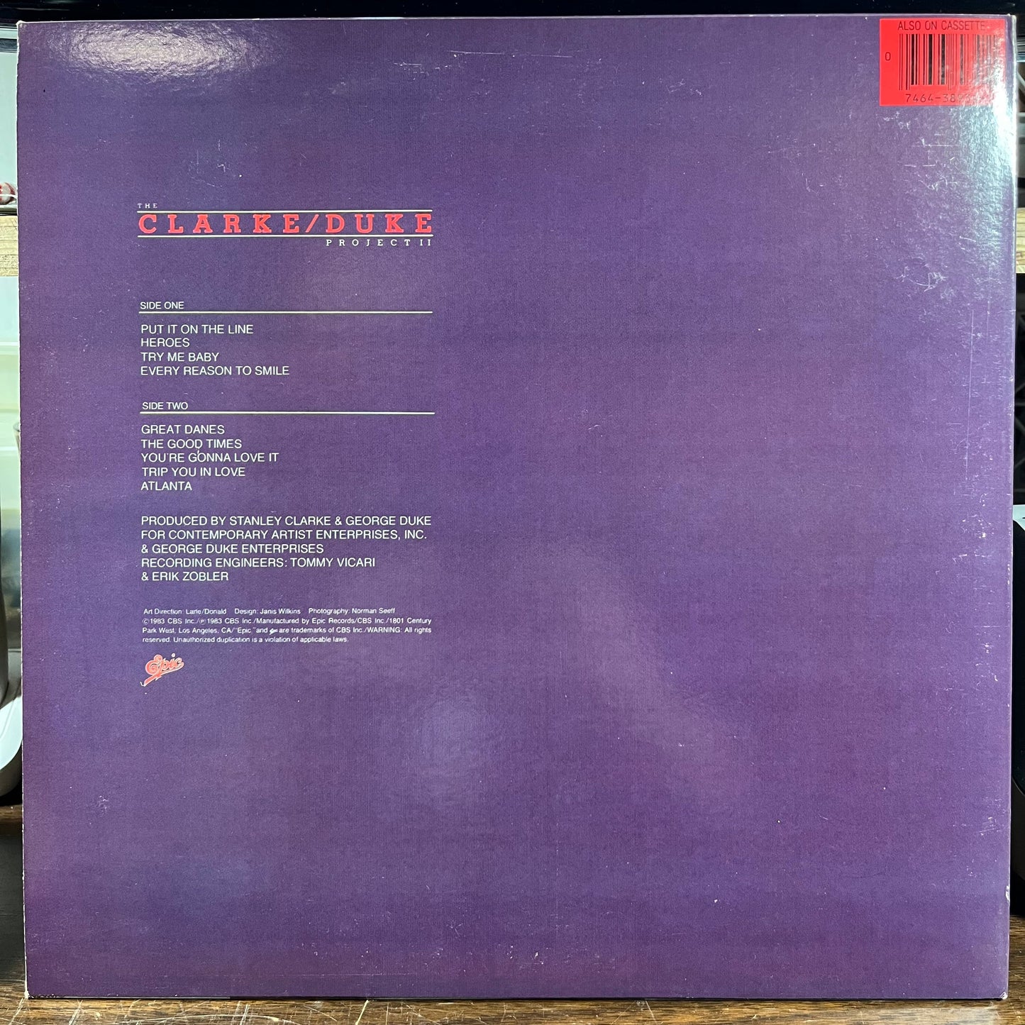 The Clarke / Duke Project II (LP) | Near Mint (NM) Near Mint- (NM-) Get Cheap Vinyl