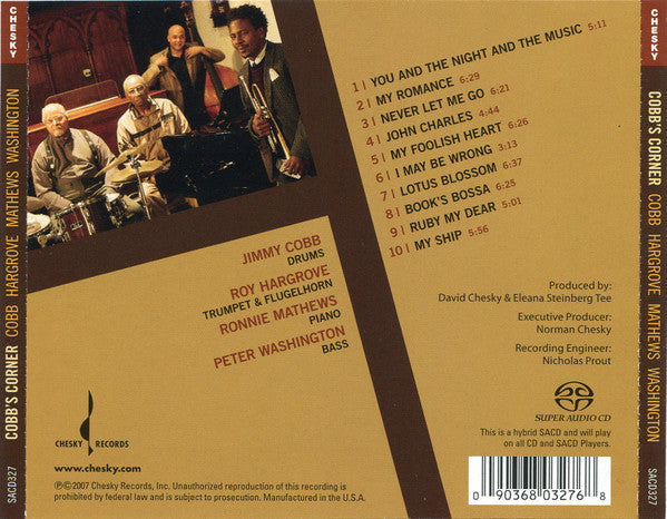 Cobb's Corner (SACD) | Near Mint (NM) Near Mint (NM) Get Cheap Vinyl