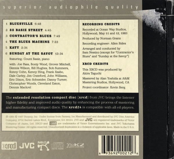 "88 Basie Street" (XRCD) | Near Mint (NM) Excellent (EX) Get Cheap Vinyl