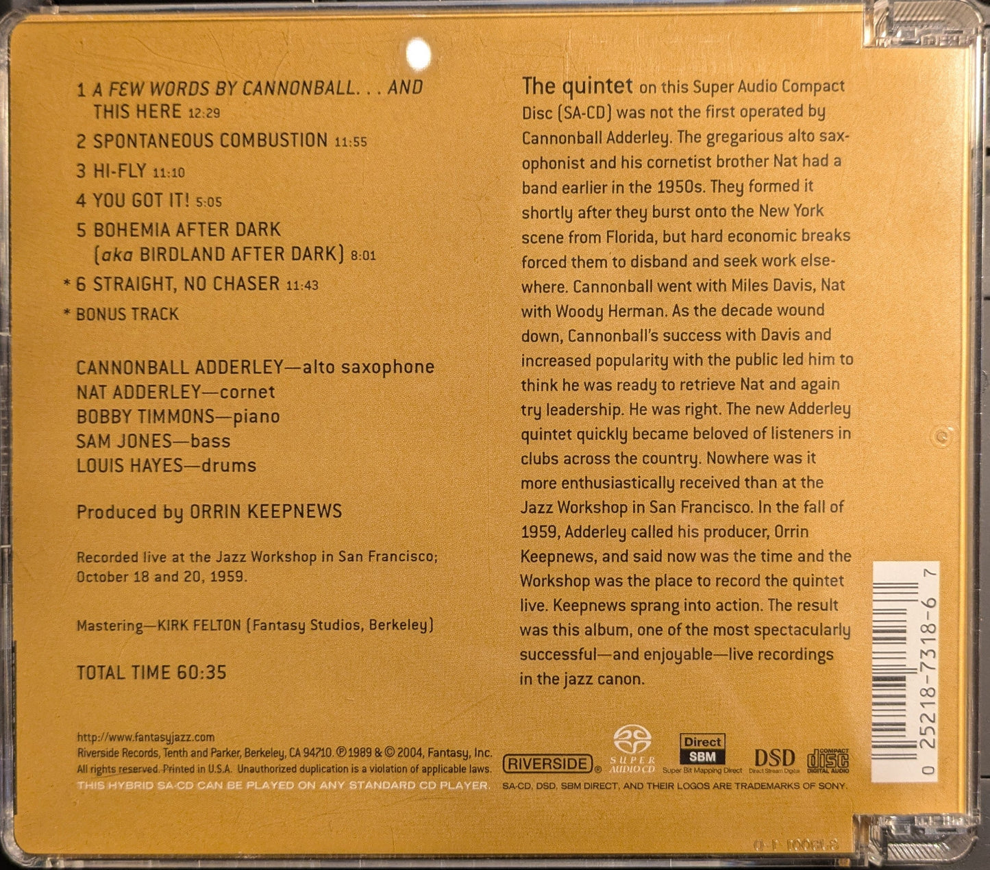 In San Francisco (SACD) | Near Mint (NM) Near Mint (NM) Get Cheap Vinyl