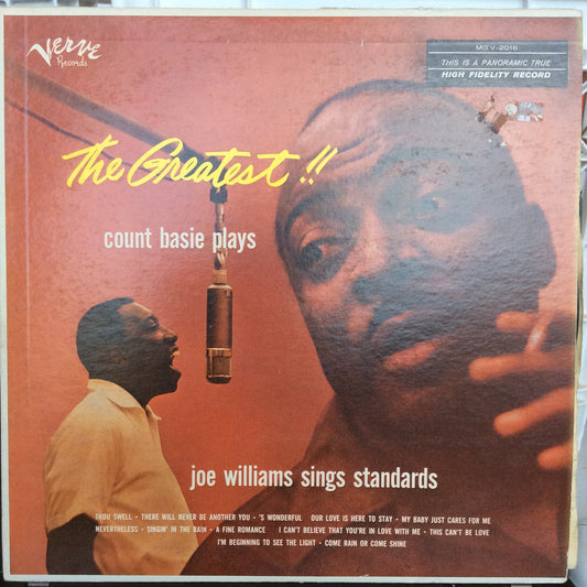 The Greatest! Count Basie Plays...Joe Williams Sings Standards (VINYL) | Near Mint (NM) Very Good Plus (VG+) Get Cheap Vinyl