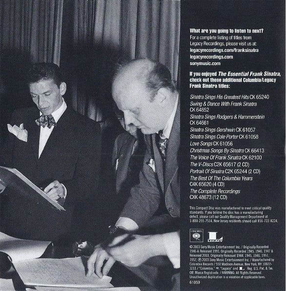 The Essential Frank Sinatra - The Columbia Years (CD) | Near Mint (NM) Near Mint (NM) Get Cheap Vinyl