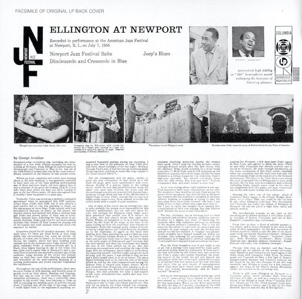 Ellington At Newport 1956 (Complete) (2xCD) | Near Mint (NM or M-) Near Mint (NM or M-) Get Cheap Vinyl