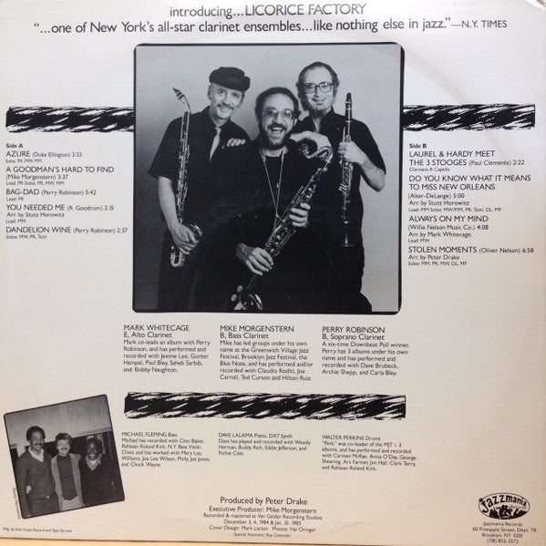 Licorice Factory *SHRINK* | Near Mint (NM) Near Mint (NM) Get Cheap Vinyl