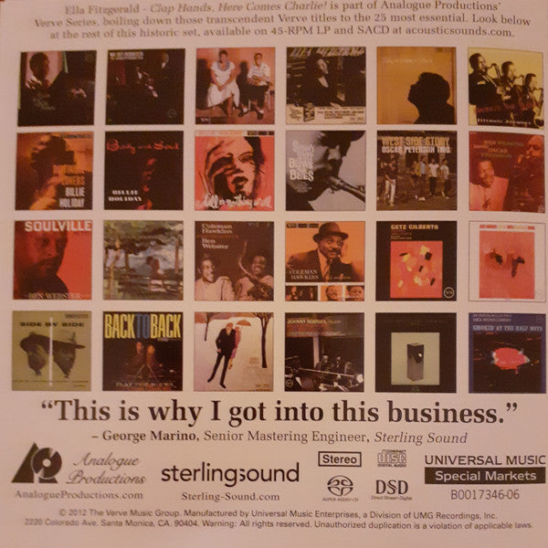 Clap Hands, Here Comes Charlie! (SACD) | Near Mint (NM) Near Mint (NM) Get Cheap Vinyl